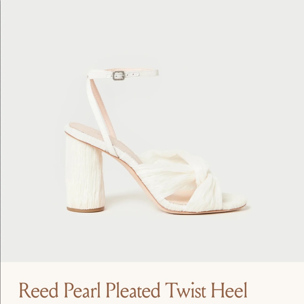 Reed Pearl Pleated Twist heel